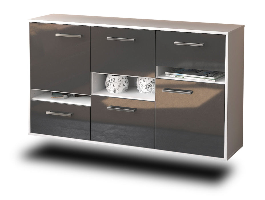 Sideboard Hayward, Grau Studio (136x79x35cm) - Dekati GmbH