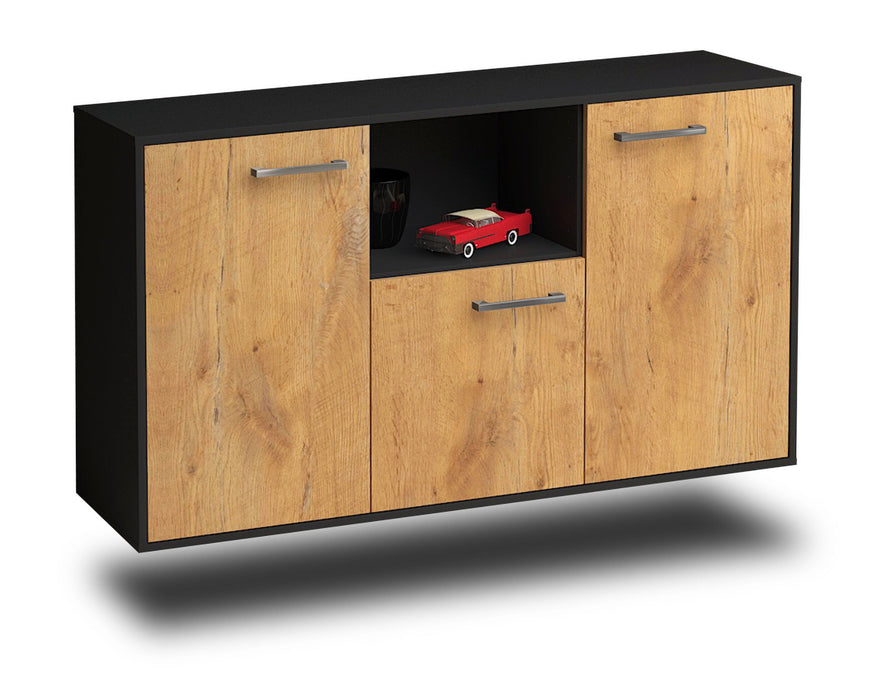 Sideboard Overland Park, Eiche Studio (136x79x35cm) - Stil.Zeit Möbel GmbH