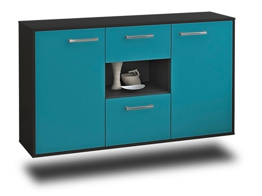 Sideboard Tallahassee, Tuerkis Studio (136x79x35cm) - Stil.Zeit Möbel GmbH