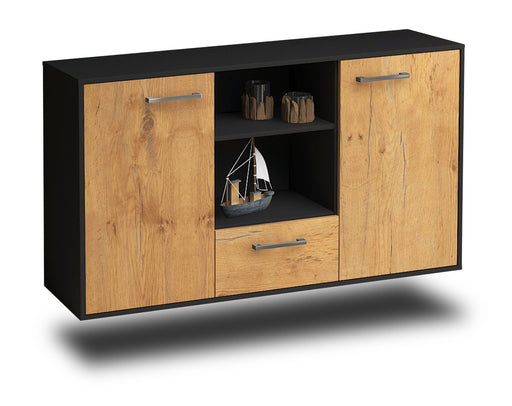 Sideboard Oceanside, Eiche Studio (136x79x35cm) - Stil.Zeit Möbel GmbH