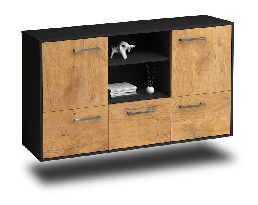 Sideboard Grand Prairie, Eiche Studio (136x79x35cm) - Stil.Zeit Möbel GmbH