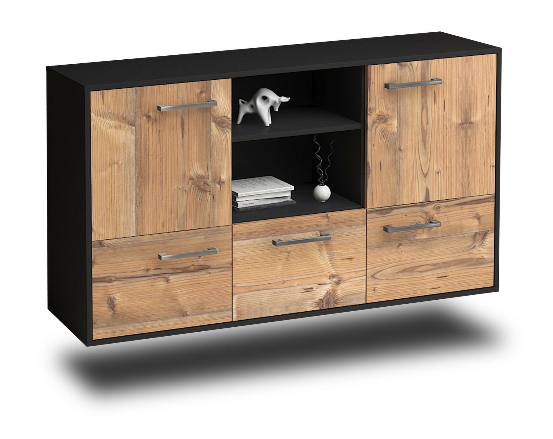 Sideboard Grand Prairie, Pinie Studio (136x79x35cm) - Stil.Zeit Möbel GmbH