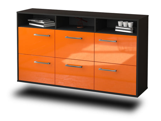 Sideboard Cape Coral, Orange Studio (136x79x35cm) - Stil.Zeit Möbel GmbH
