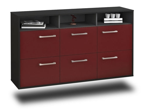 Sideboard Cape Coral, Bordeaux Studio (136x79x35cm) - Stil.Zeit Möbel GmbH