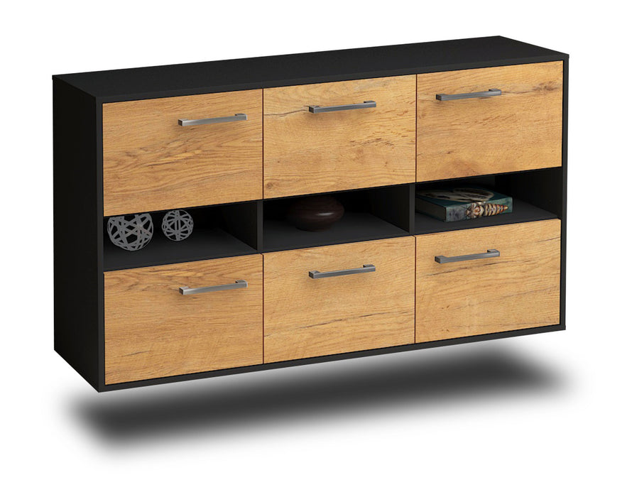 Sideboard Rockford, Eiche Studio (136x79x35cm) - Stil.Zeit Möbel GmbH