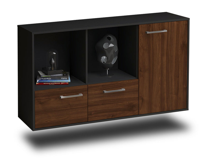 Sideboard Springfield, Walnuss Studio (136x79x35cm) - Stil.Zeit Möbel GmbH