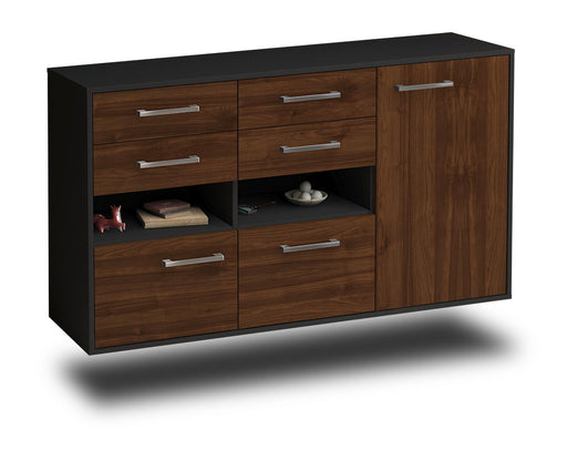 Sideboard Santa Rosa, Walnuss Studio (136x79x35cm) - Stil.Zeit Möbel GmbH