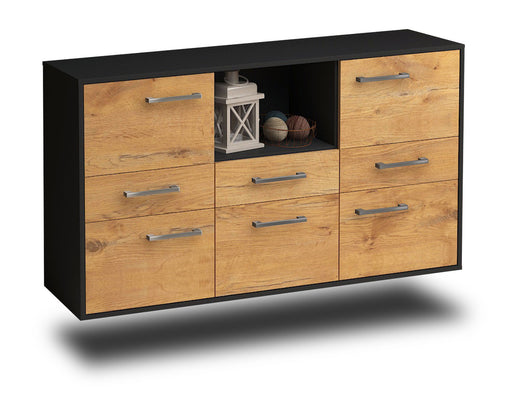 Sideboard Pomona, Eiche Studio (136x79x35cm) - Stil.Zeit Möbel GmbH