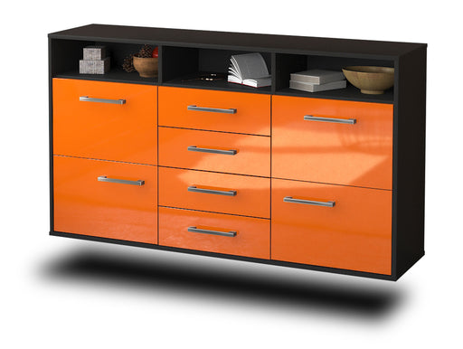 Sideboard Salem, Orange Studio (136x79x35cm) - Stil.Zeit Möbel GmbH