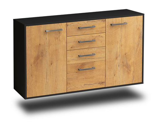 Sideboard Sioux Falls, Eiche Studio (136x79x35cm) - Stil.Zeit Möbel GmbH