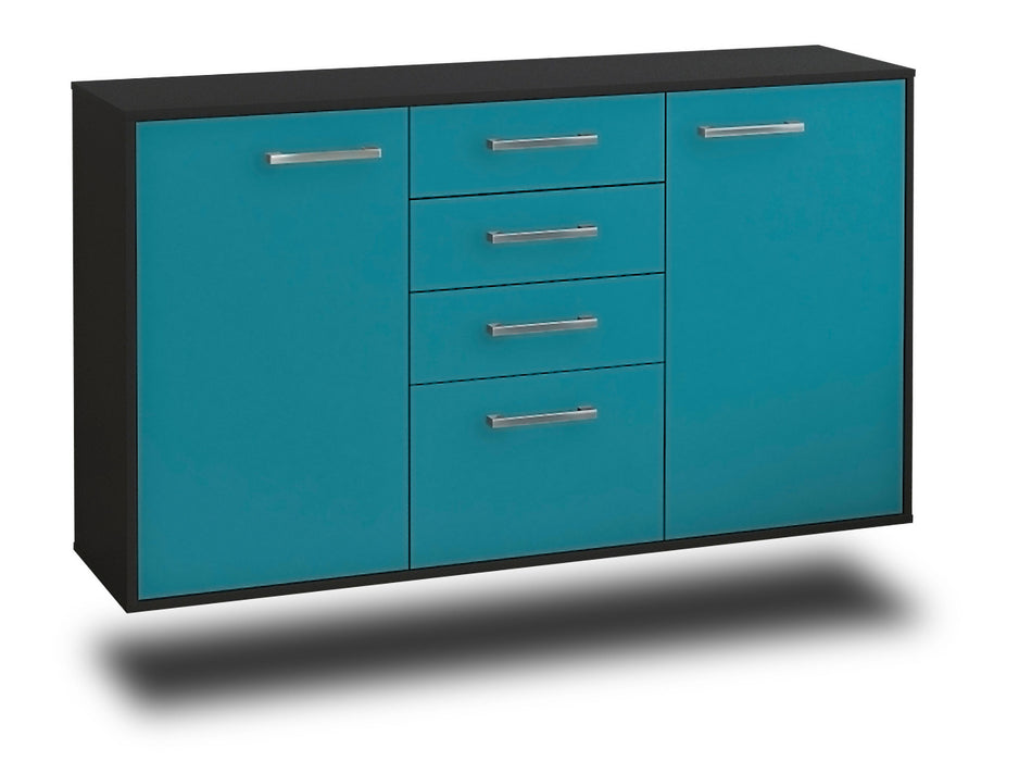 Sideboard Sioux Falls, Tuerkis Studio (136x79x35cm) - Stil.Zeit Möbel GmbH