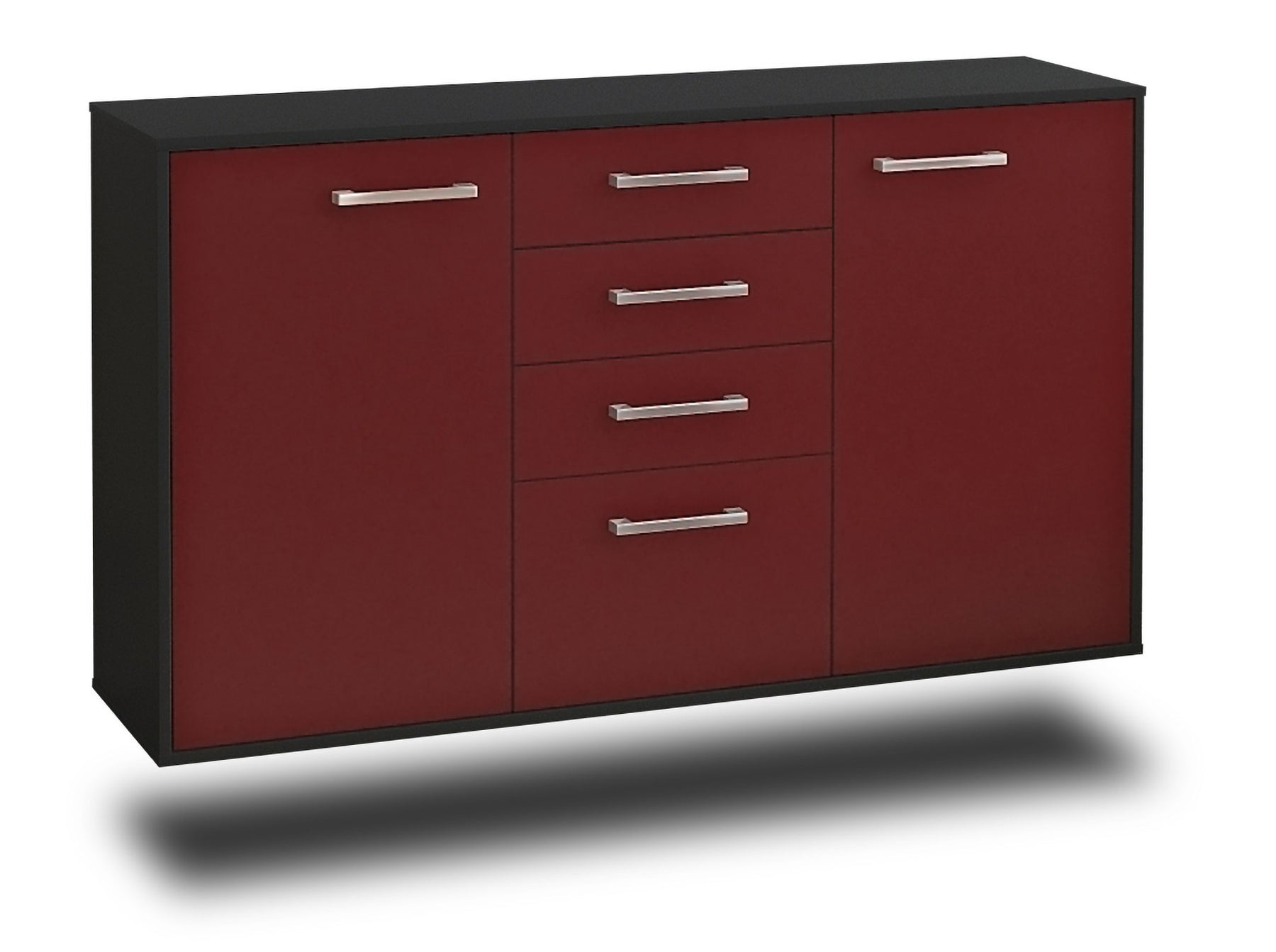 Sideboard Sioux Falls, Bordeaux Studio (136x79x35cm) - Stil.Zeit Möbel GmbH