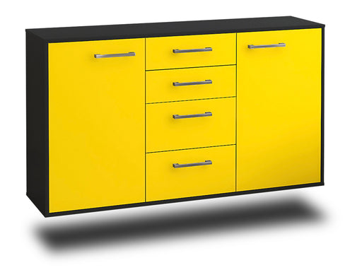 Sideboard Corona, Gelb Studio (136x79x35cm) - Stil.Zeit Möbel GmbH