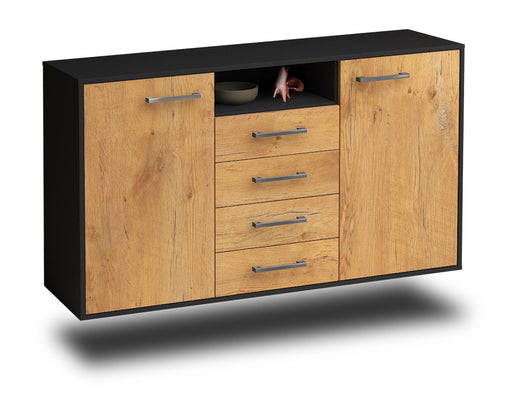 Sideboard Eugene, Eiche Studio (136x79x35cm) - Stil.Zeit Möbel GmbH