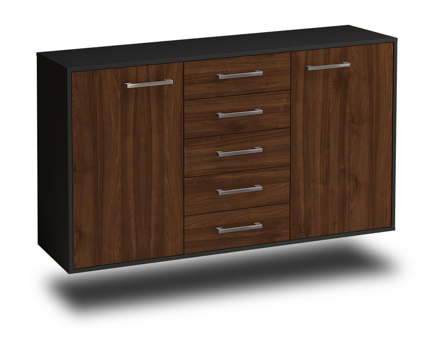 Sideboard Pembroke Pines, Walnuss Studio (136x79x35cm) - Stil.Zeit Möbel GmbH