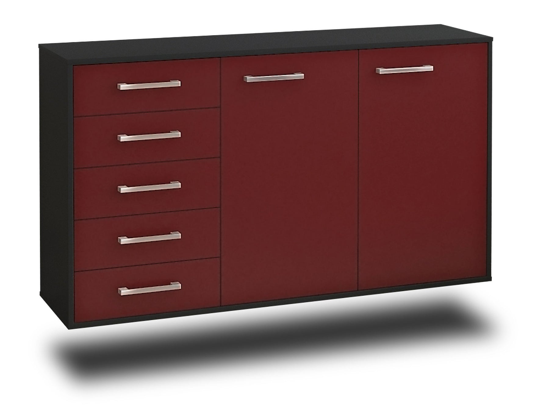 Sideboard Peoria, Bordeaux Studio (136x79x35cm) - Stil.Zeit Möbel GmbH