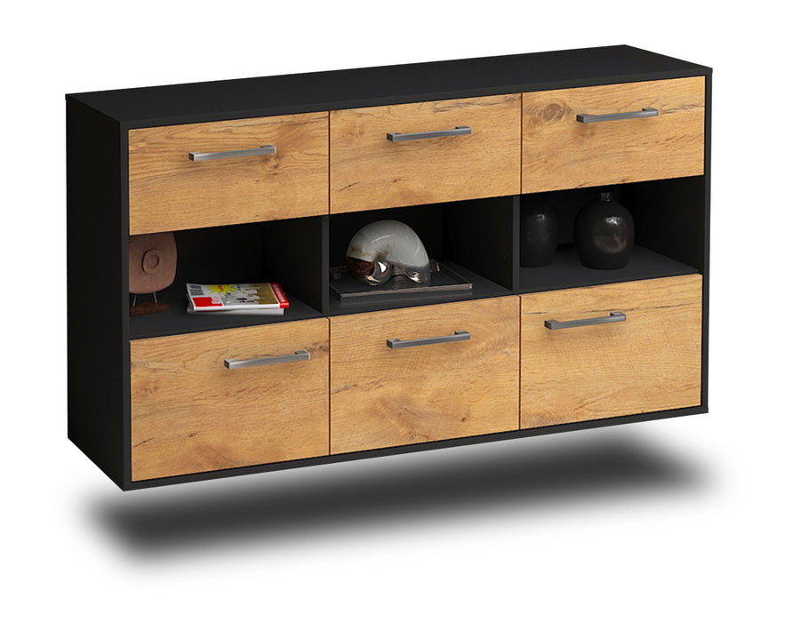 Sideboard Paterson, Eiche Studio (136x79x35cm) - Stil.Zeit Möbel GmbH