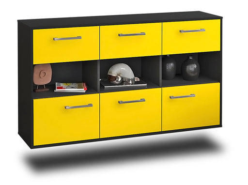 Sideboard Paterson, Gelb Studio (136x79x35cm) - Stil.Zeit Möbel GmbH