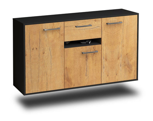 Sideboard Hampton, Eiche Studio (136x79x35cm) - Stil.Zeit Möbel GmbH