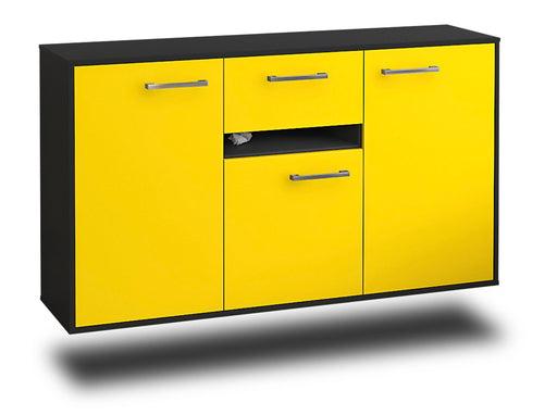 Sideboard Hampton, Gelb Studio (136x79x35cm) - Stil.Zeit Möbel GmbH