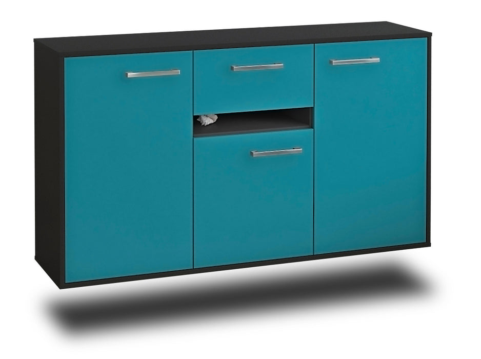 Sideboard Hampton, Tuerkis Studio (136x79x35cm) - Stil.Zeit Möbel GmbH