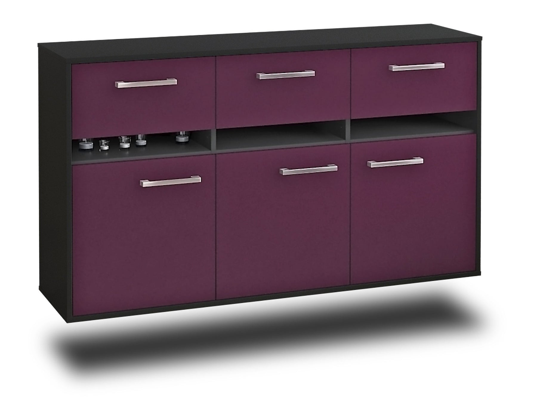 Sideboard Joliet, Lila Studio (136x79x35cm) - Stil.Zeit Möbel GmbH