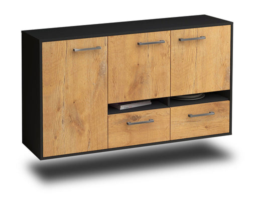 Sideboard Lancaster, Eiche Studio (136x79x35cm) - Stil.Zeit Möbel GmbH