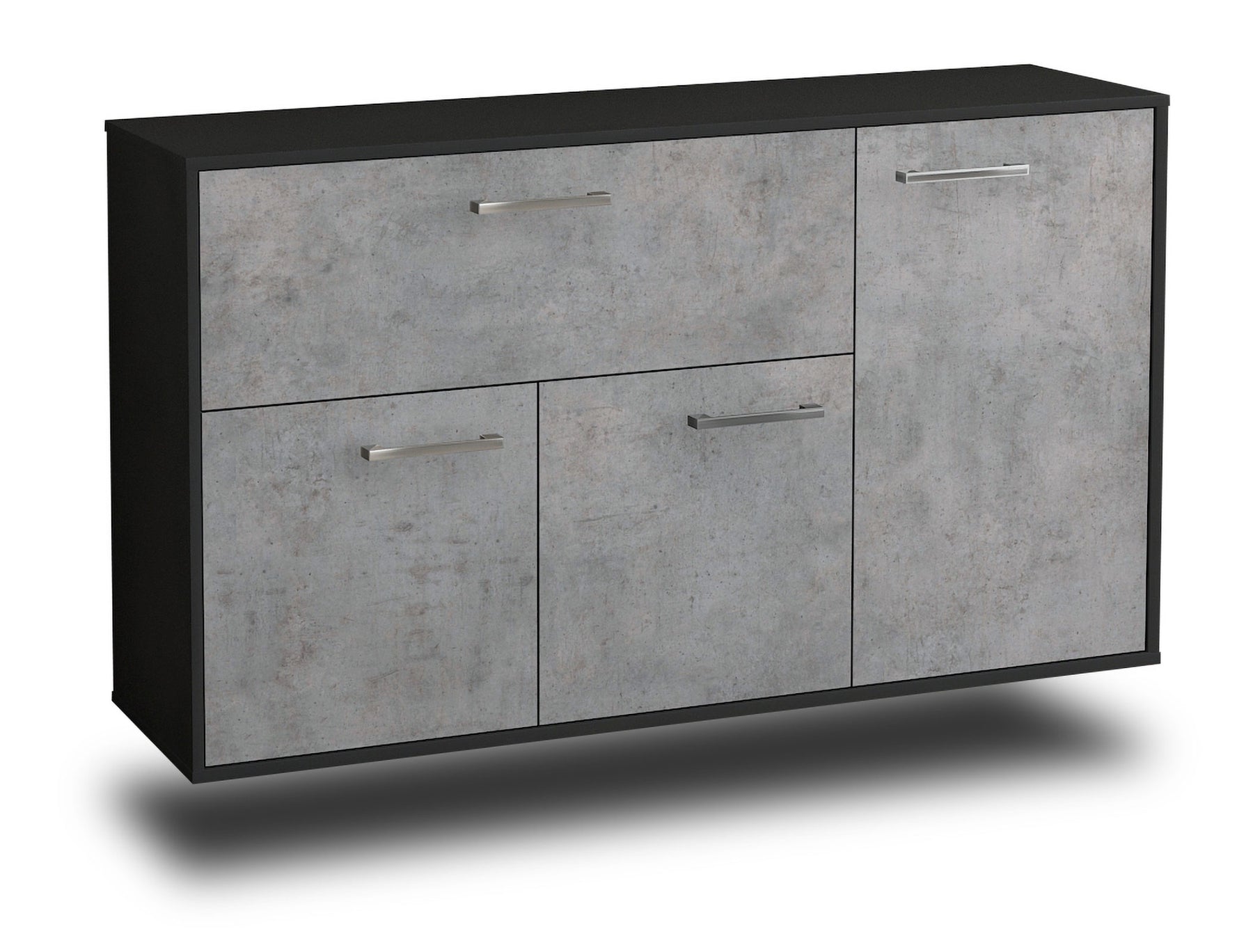 Sideboard Naperville, Beton Studio (136x79x35cm) - Stil.Zeit Möbel GmbH