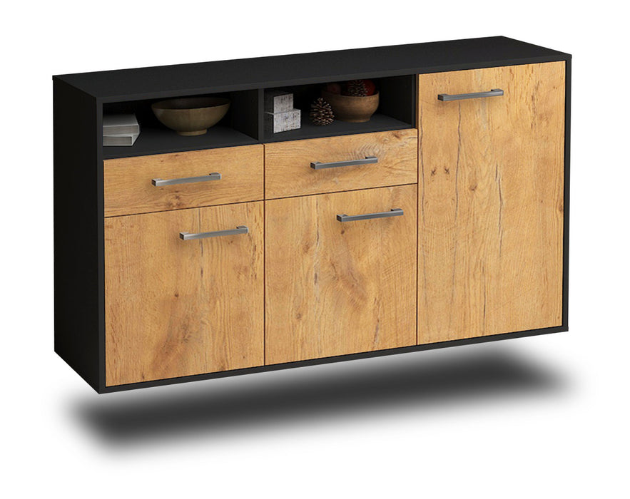 Sideboard Hollywood, Eiche Studio (136x79x35cm) - Stil.Zeit Möbel GmbH