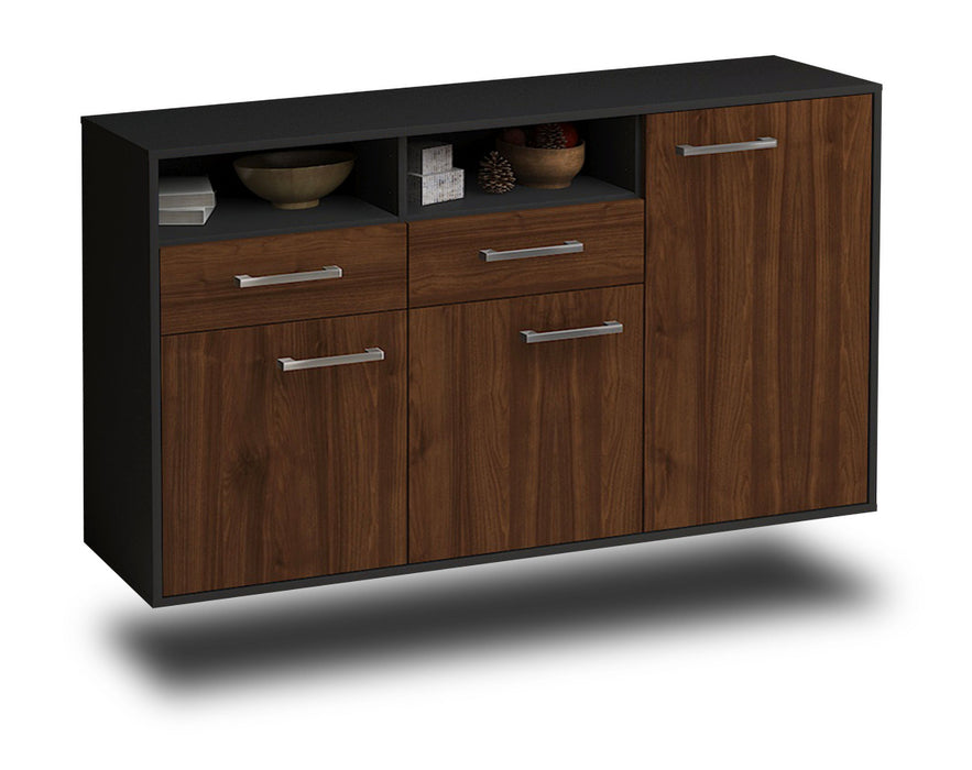 Sideboard Hollywood, Walnuss Studio (136x79x35cm) - Stil.Zeit Möbel GmbH