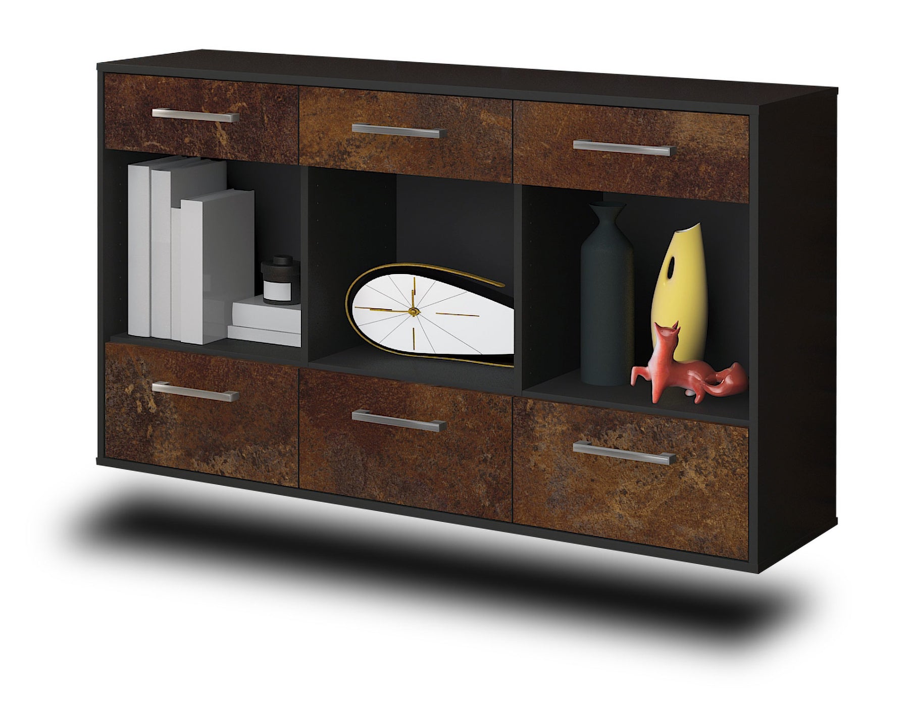 Sideboard Torrance, Rost Studio (136x79x35cm) - Stil.Zeit Möbel GmbH