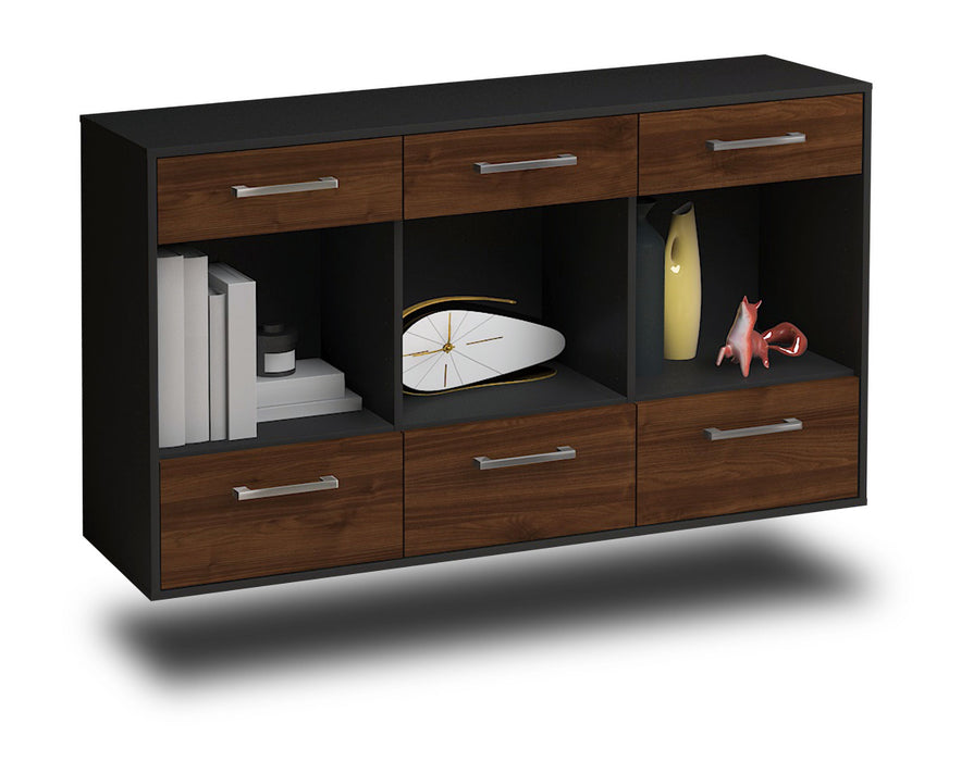 Sideboard Torrance, Walnuss Studio (136x79x35cm) - Stil.Zeit Möbel GmbH