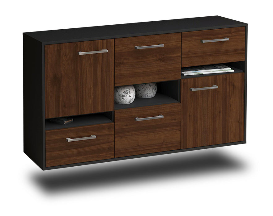 Sideboard Hayward, Walnuss Studio (136x79x35cm) - Stil.Zeit Möbel GmbH