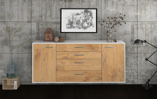 Sideboard Bridgeport, Eiche Front (180x79x35cm) - Dekati GmbH