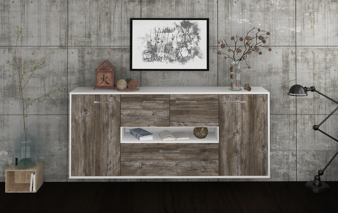 Sideboard Warren, Treibholz Front (180x79x35cm) - Dekati GmbH