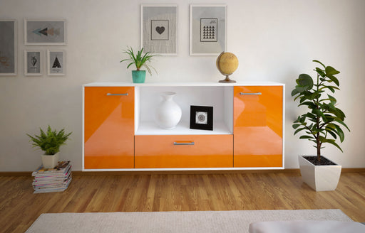 Sideboard Fort Collins, Orange Front (180x79x35cm) - Dekati GmbH