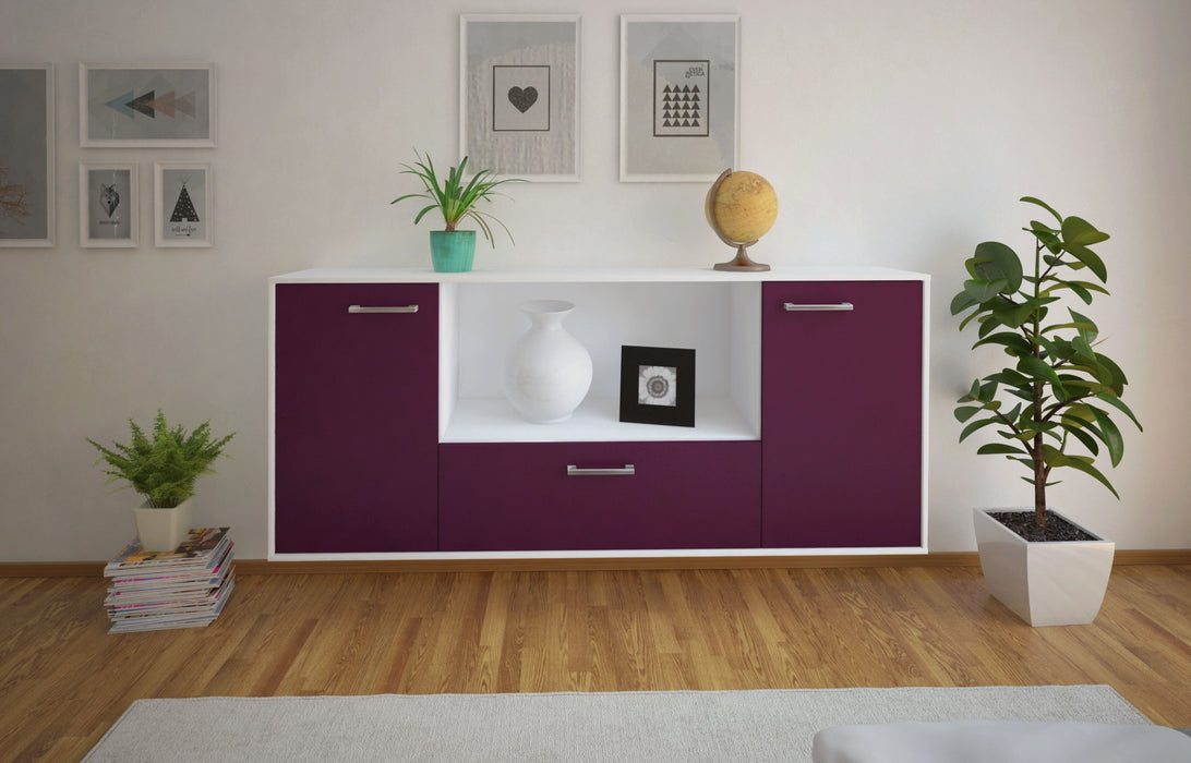 Sideboard Fort Collins, Lila Front (180x79x35cm) - Dekati GmbH