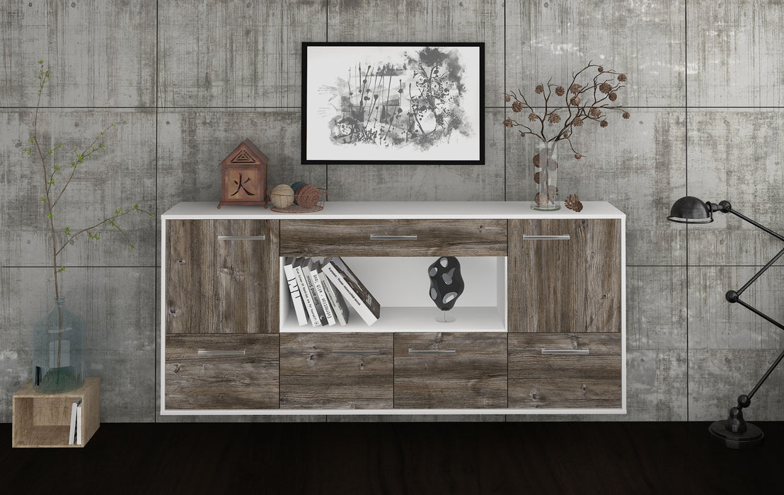 Sideboard Fullerton, Treibholz Front (180x79x35cm) - Dekati GmbH