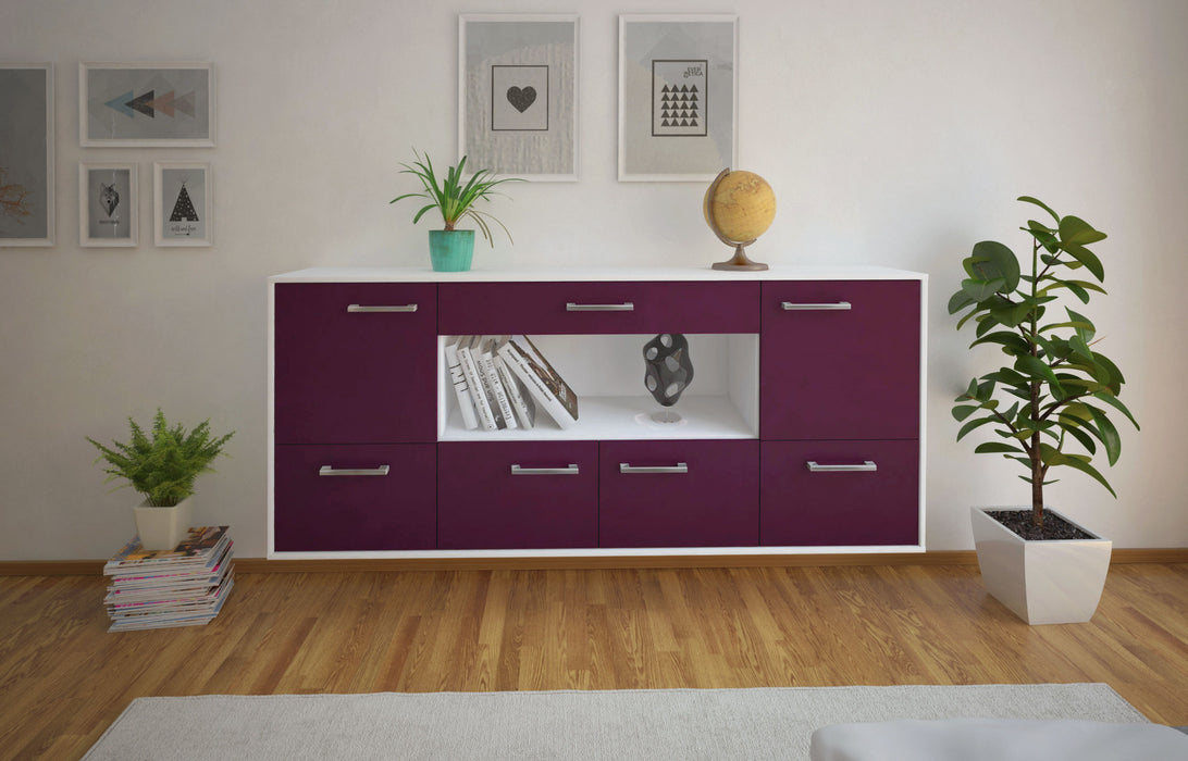 Sideboard Fullerton, Lila Front (180x79x35cm) - Dekati GmbH