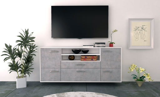 Sideboard Elk Grove, Beton Front (180x79x35cm) - Dekati GmbH