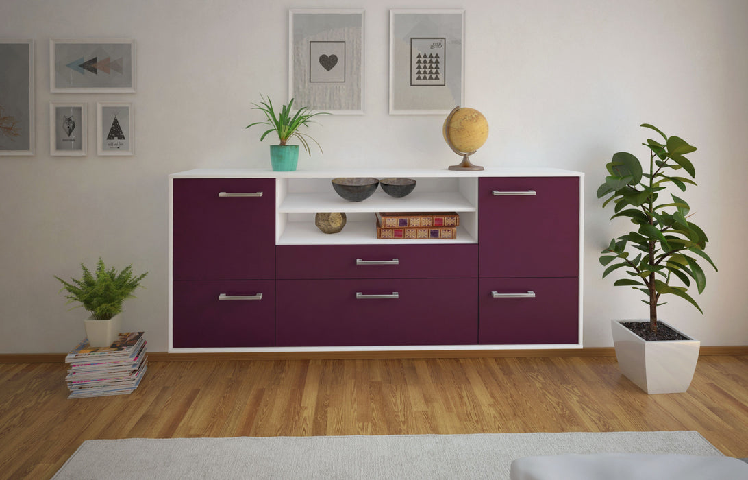 Sideboard Elk Grove, Lila Front (180x79x35cm) - Dekati GmbH