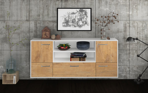 Sideboard Sterling Heights, Eiche Front (180x79x35cm) - Dekati GmbH