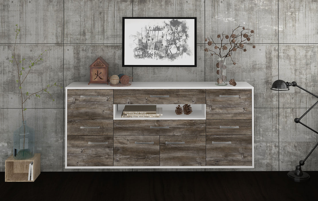 Sideboard Coral Springs, Treibholz Front (180x79x35cm) - Dekati GmbH