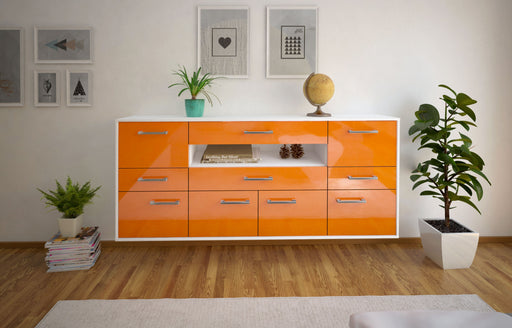 Sideboard Coral Springs, Orange Front (180x79x35cm) - Dekati GmbH