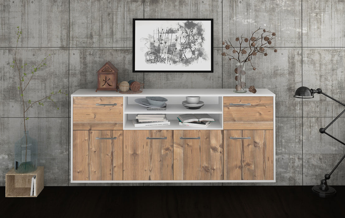 Sideboard Cedar Rapids, Pinie Front (180x79x35cm) - Dekati GmbH