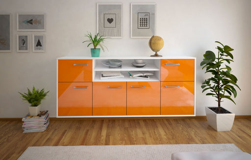 Sideboard Cedar Rapids, Orange Front (180x79x35cm) - Dekati GmbH