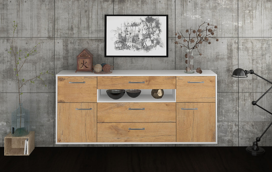 Sideboard Elizabeth, Eiche Front (180x79x35cm) - Dekati GmbH