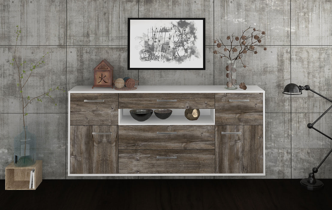 Sideboard Elizabeth, Treibholz Front (180x79x35cm) - Dekati GmbH