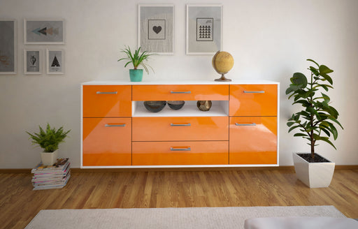 Sideboard Elizabeth, Orange Front (180x79x35cm) - Dekati GmbH