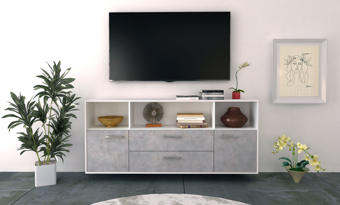 Sideboard Hartford, Beton Front (180x79x35cm) - Dekati GmbH